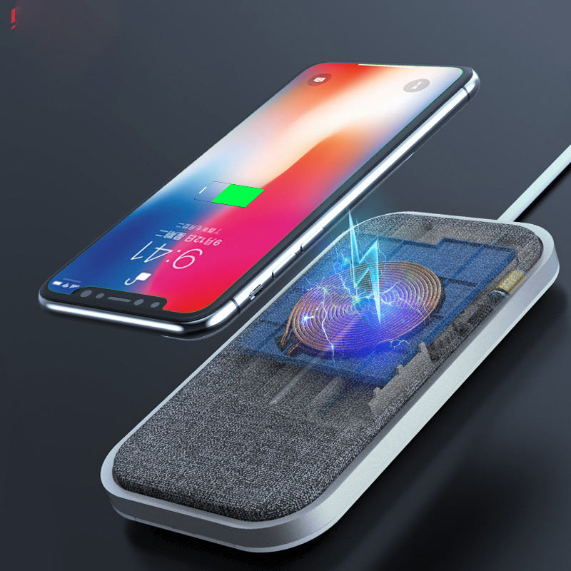 Compatible with Apple, the wireless charger is suitable for automatic fast charging of universal mobile phones Apple IPhone Huawei Xiaomi Samsung