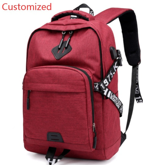 Laptop Backpack USB Charge Backpacks 